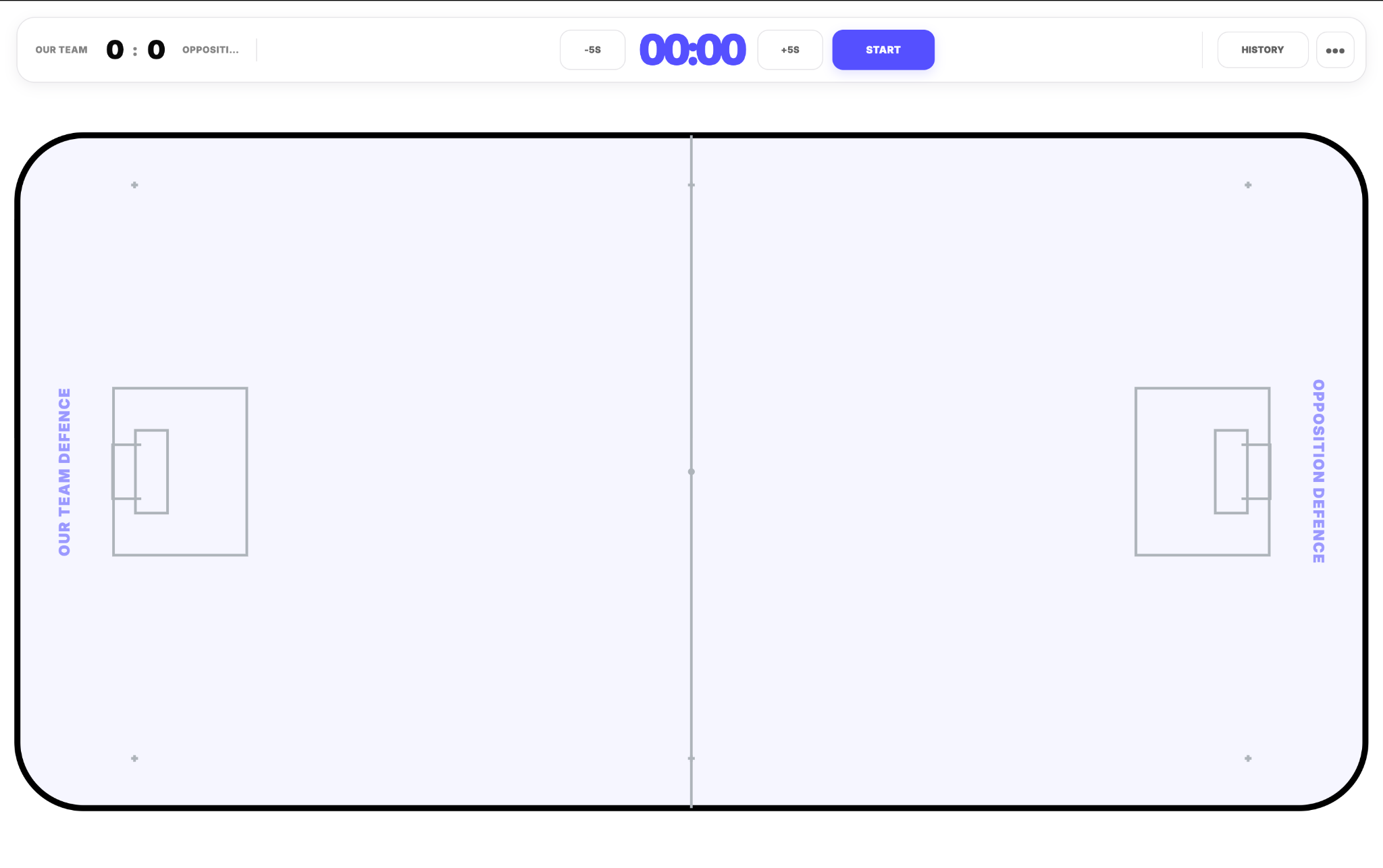 Board with player-time section hidden